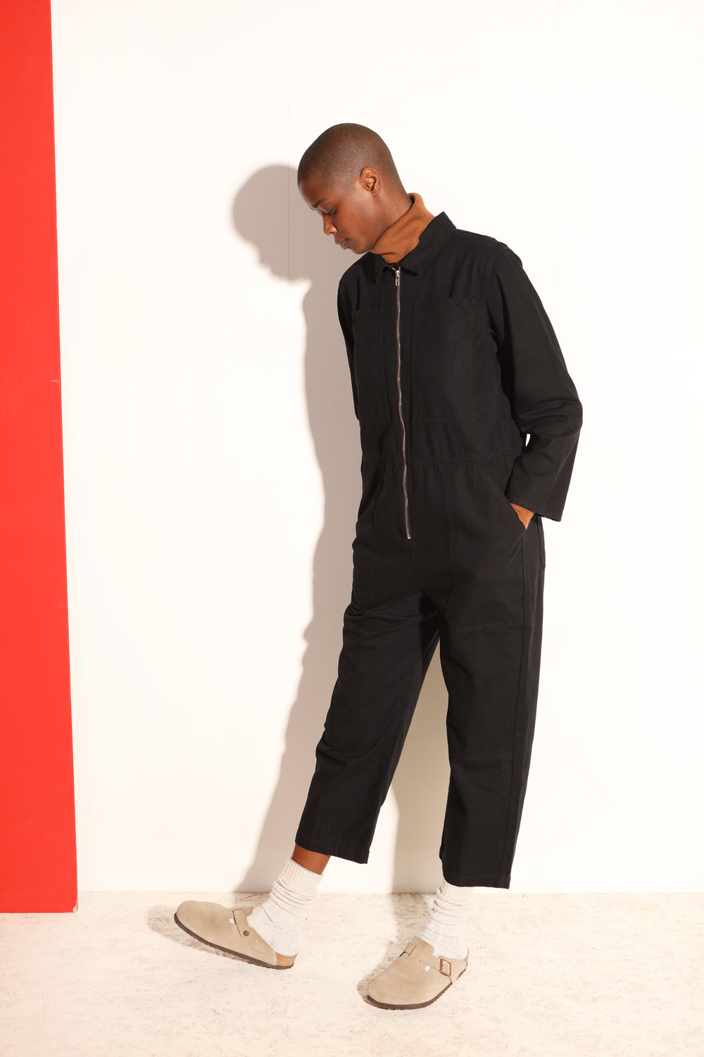 Dominic Boilersuit Black