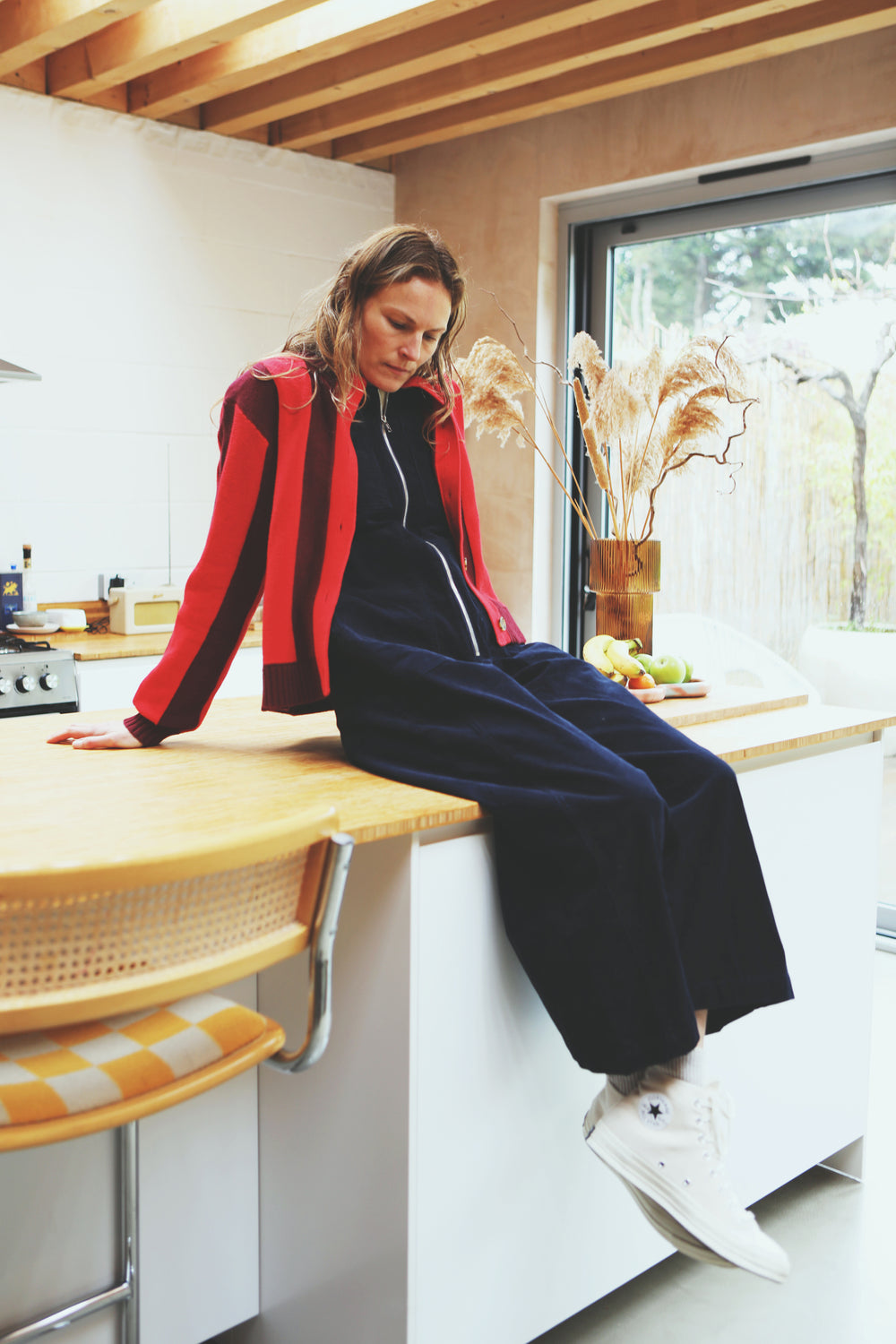 フェリックス ボイラースーツ ネイビー コーデュロイ