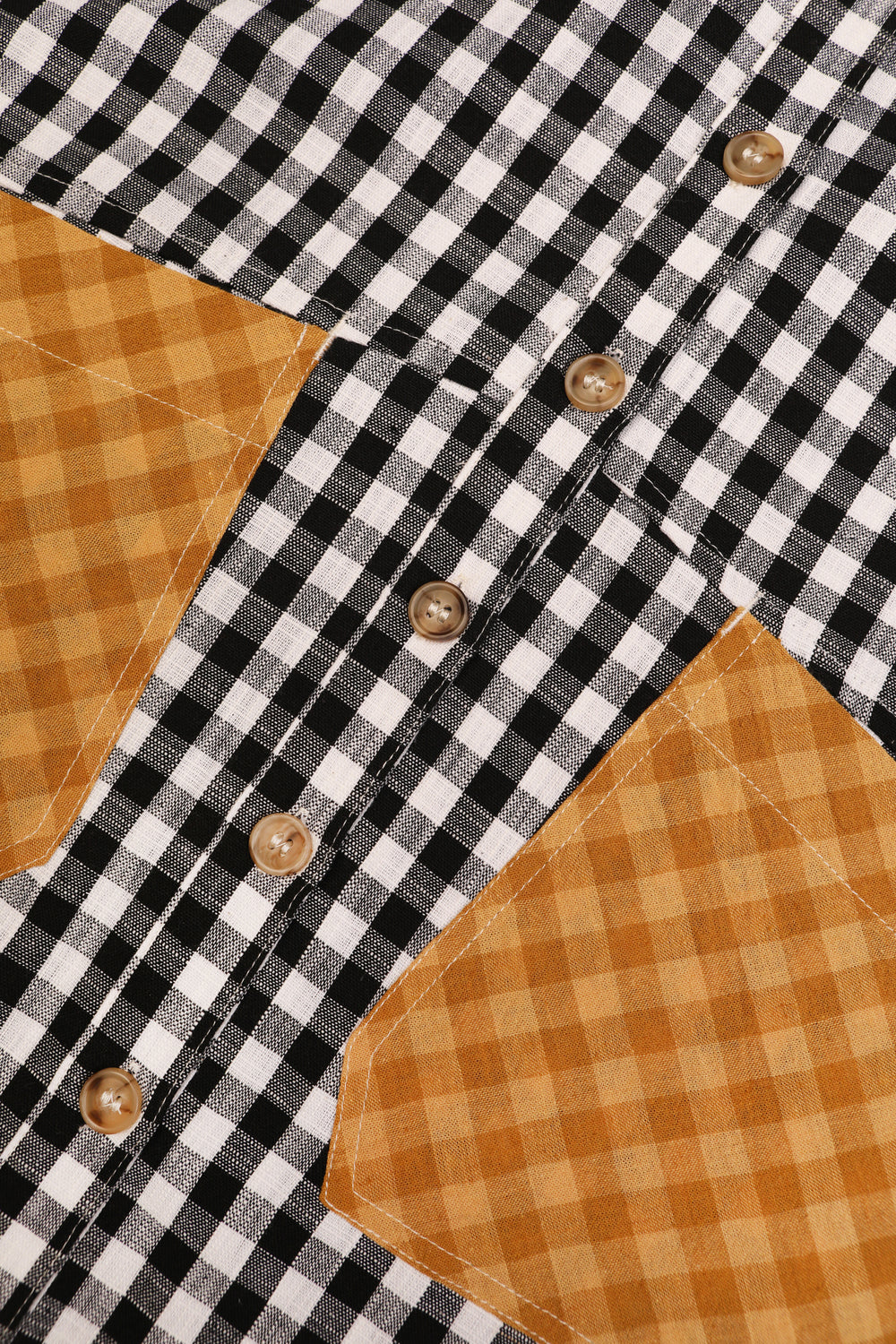 Gale Shirt Patchwork Check