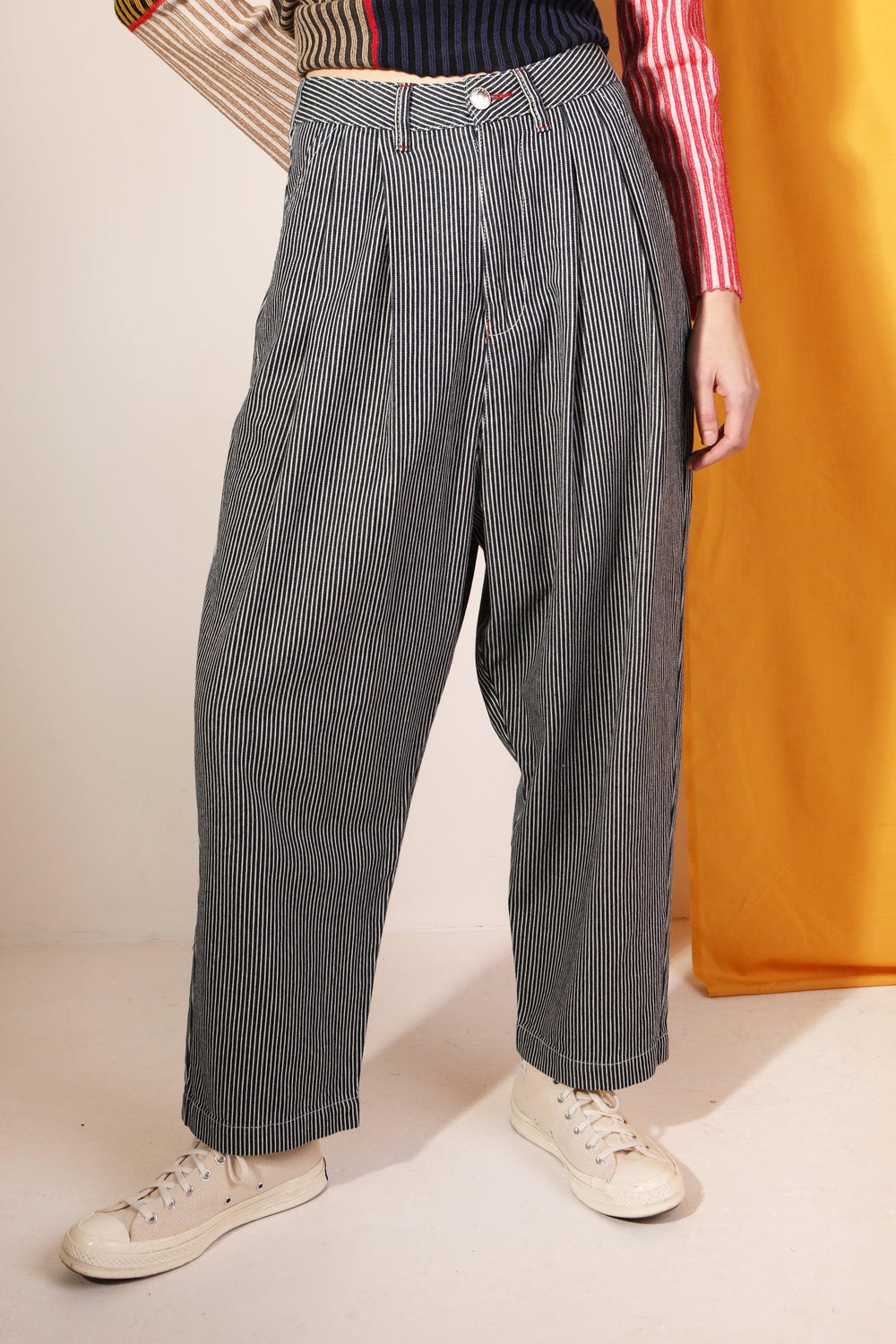 Mega Slacks Indigo Stripe