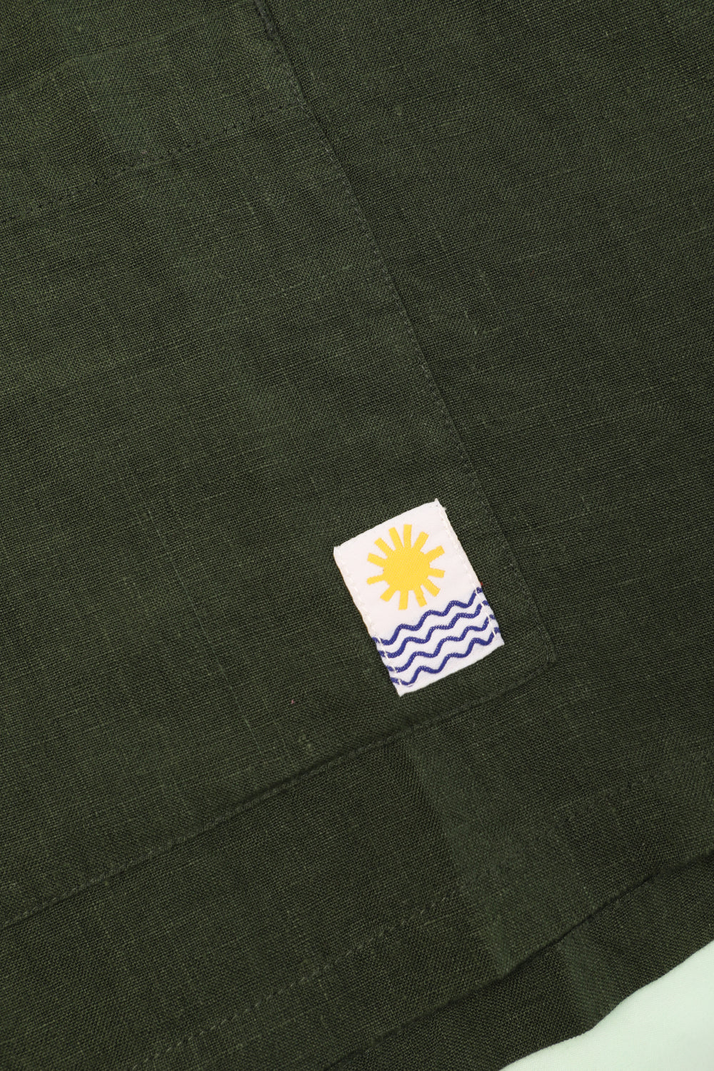 Maxim Linen Shirt Hunter Green