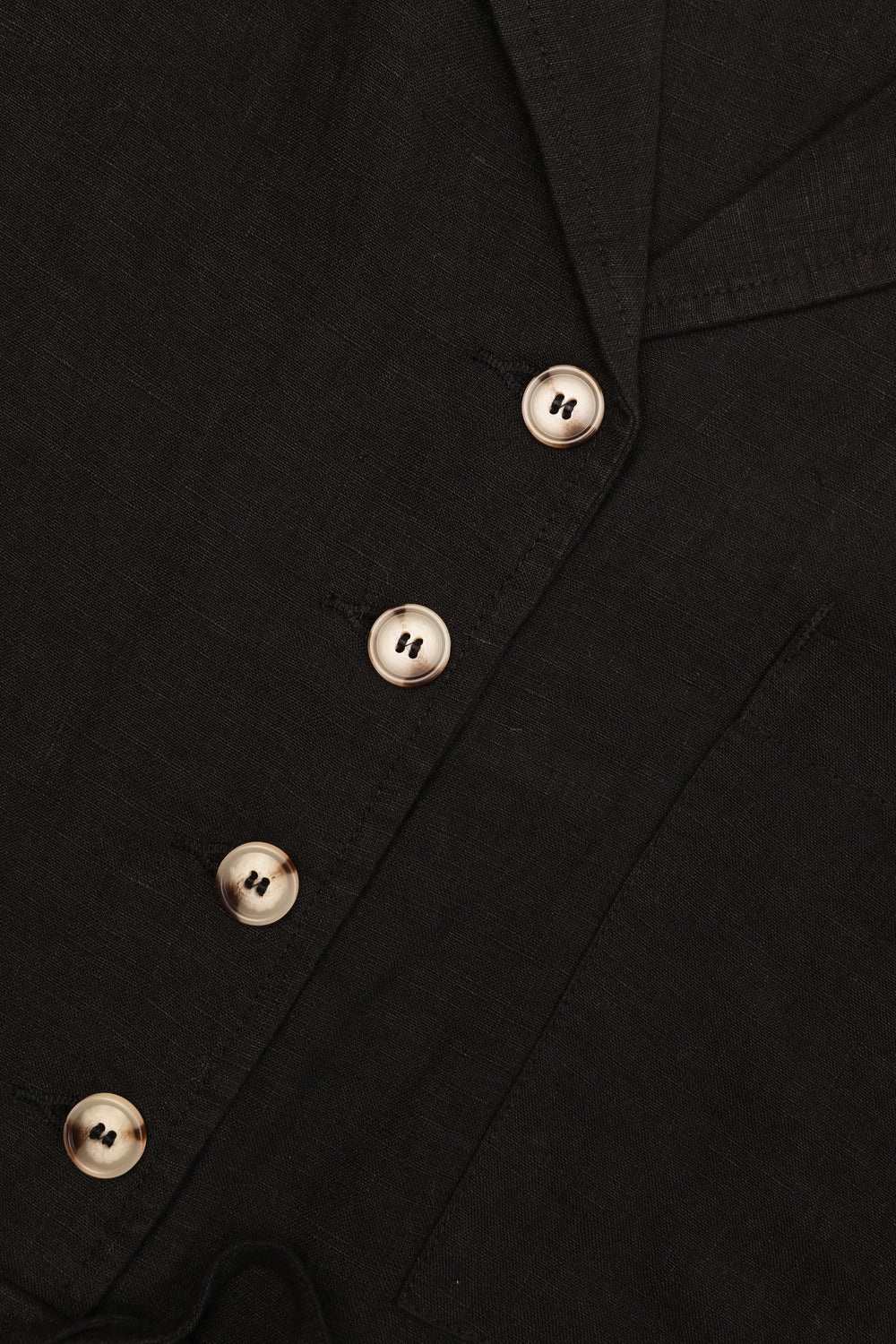 Maxim Linen Shirt Black