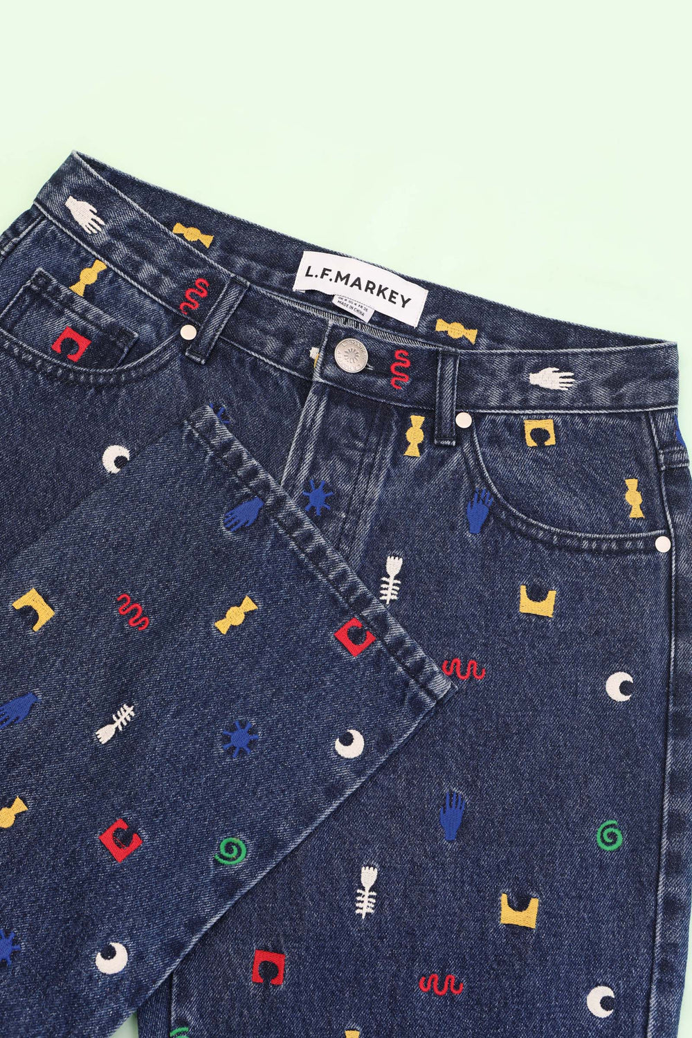 コルトン・ジーン刺繍