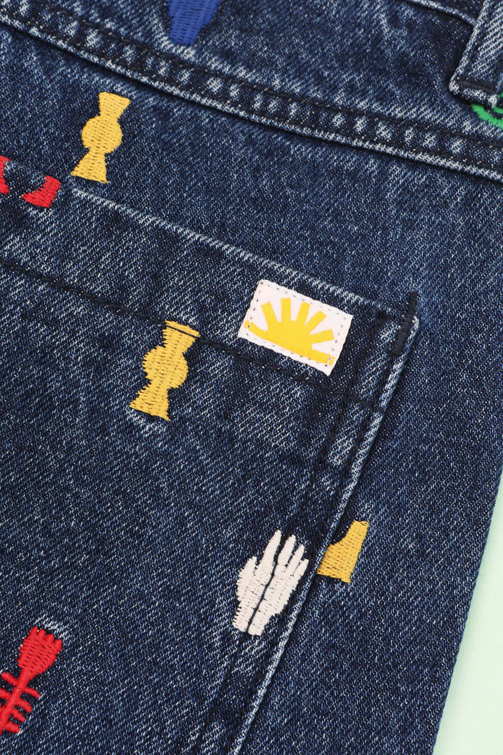 コルトン・ジーン刺繍