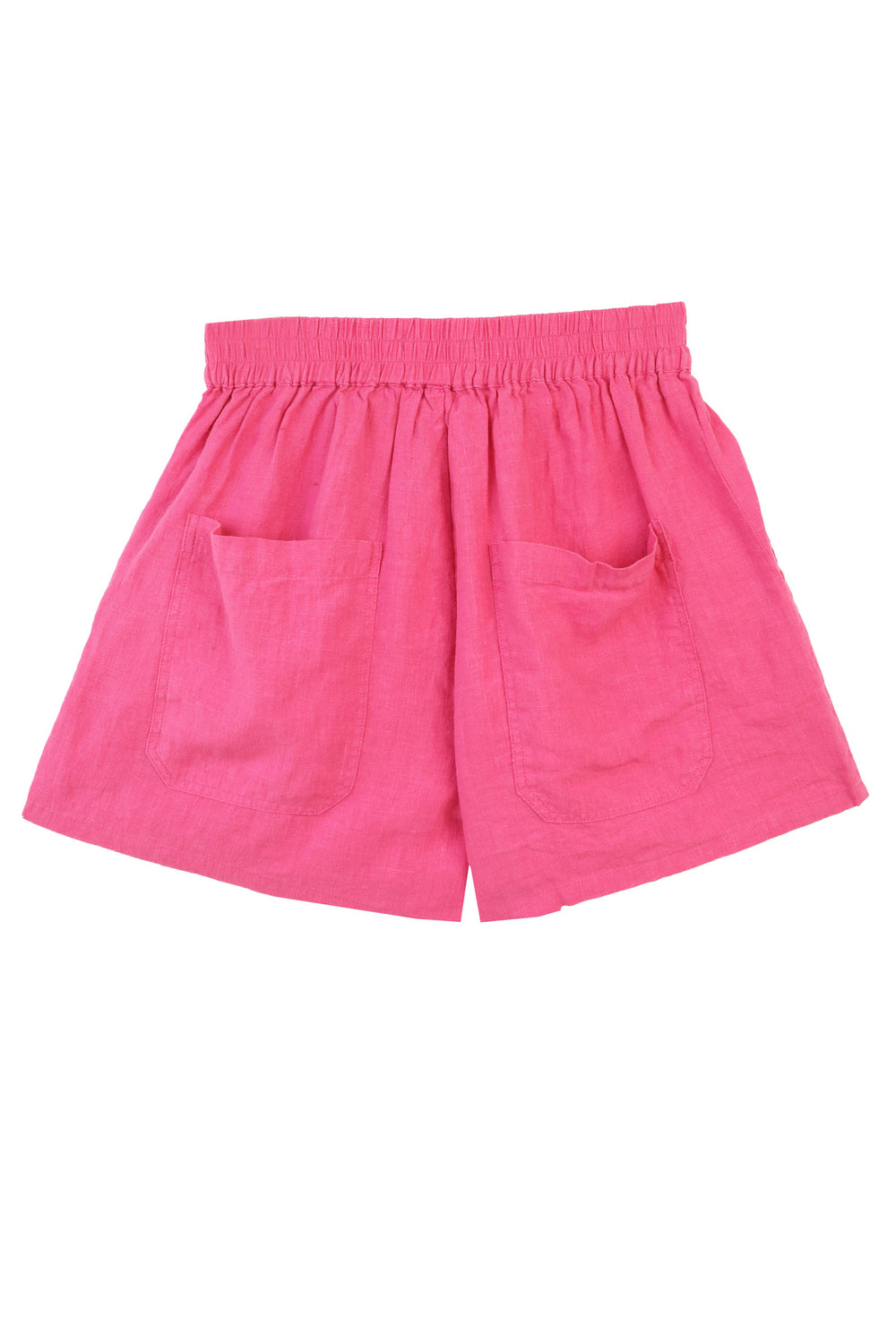 ベーシックリネンショートパンツ フクシア