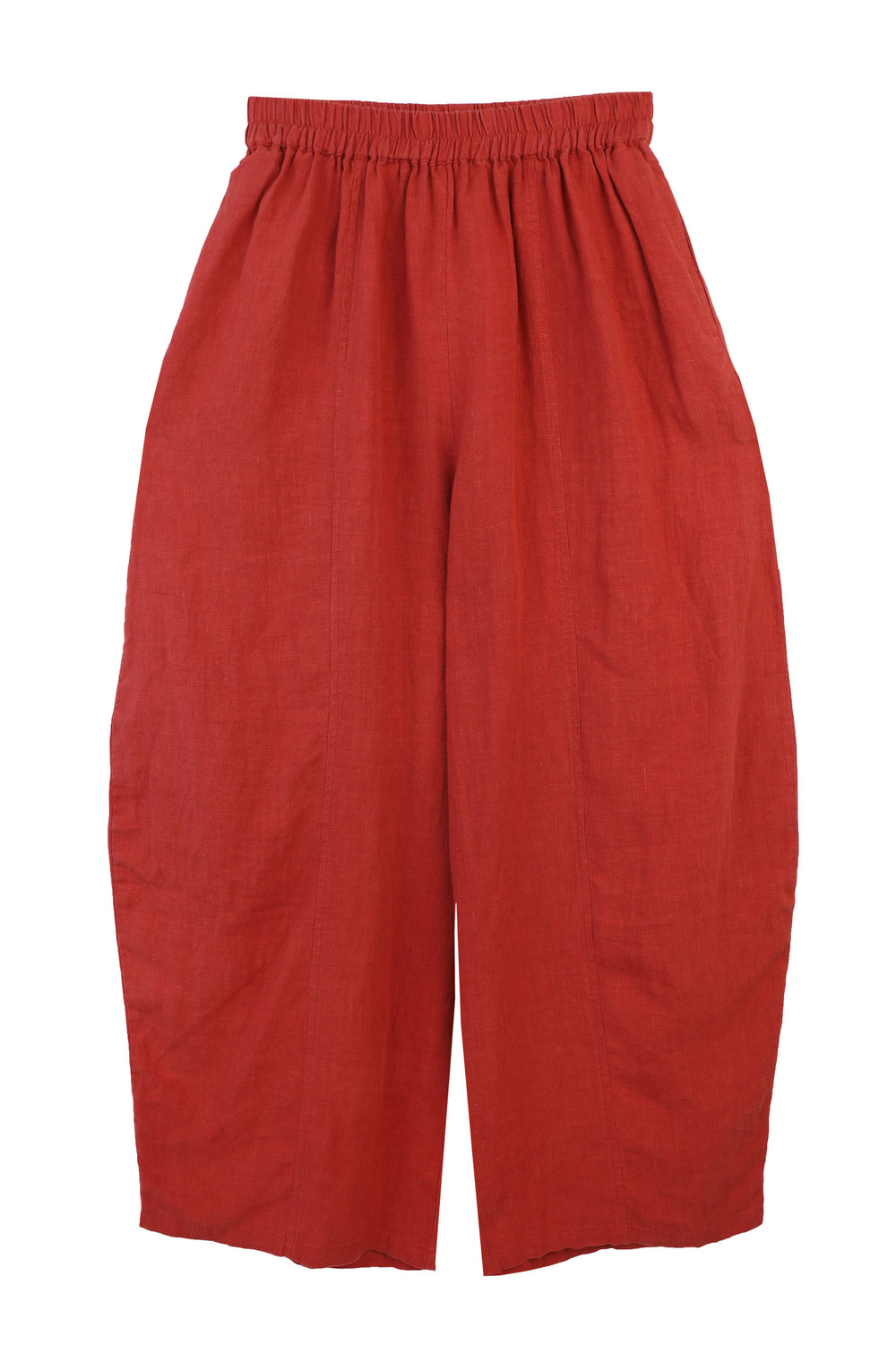 BASIC LINEN TROUSER PAPRIKA