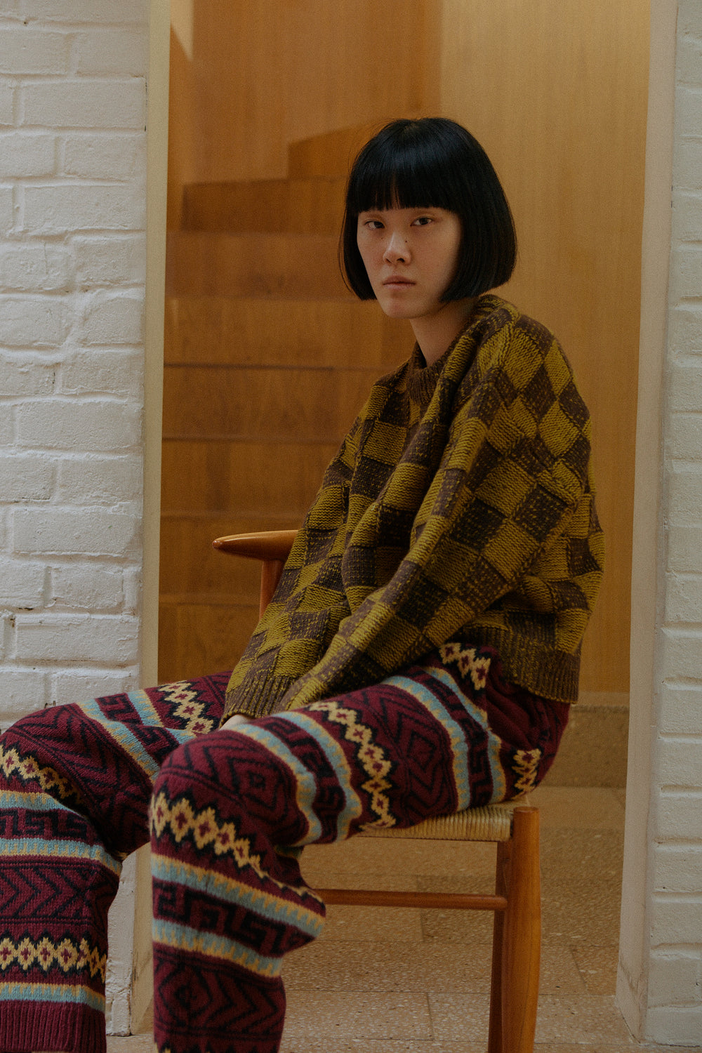 Bjorn Knit Chessboard