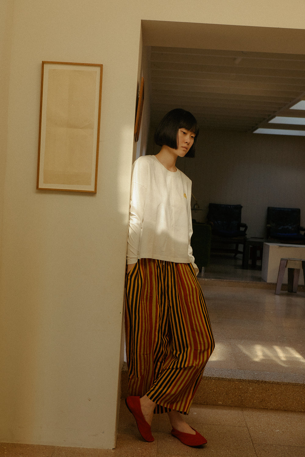 Camden Trouser Painters Stripe