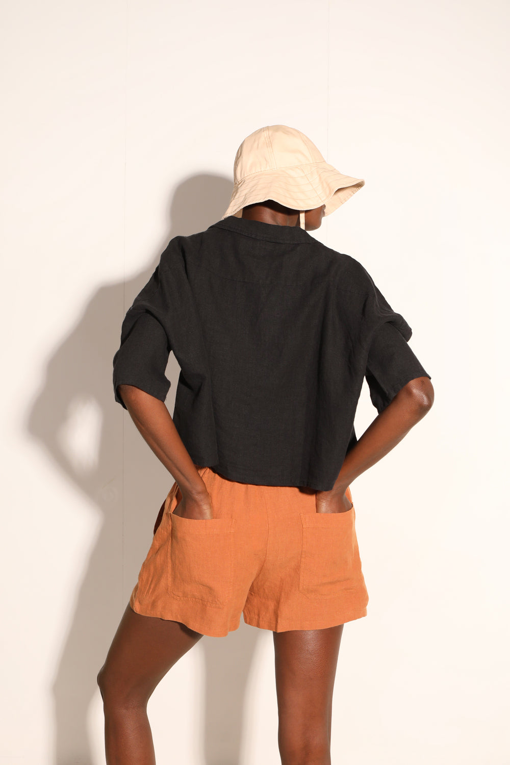Maxim Linen Shirt Black