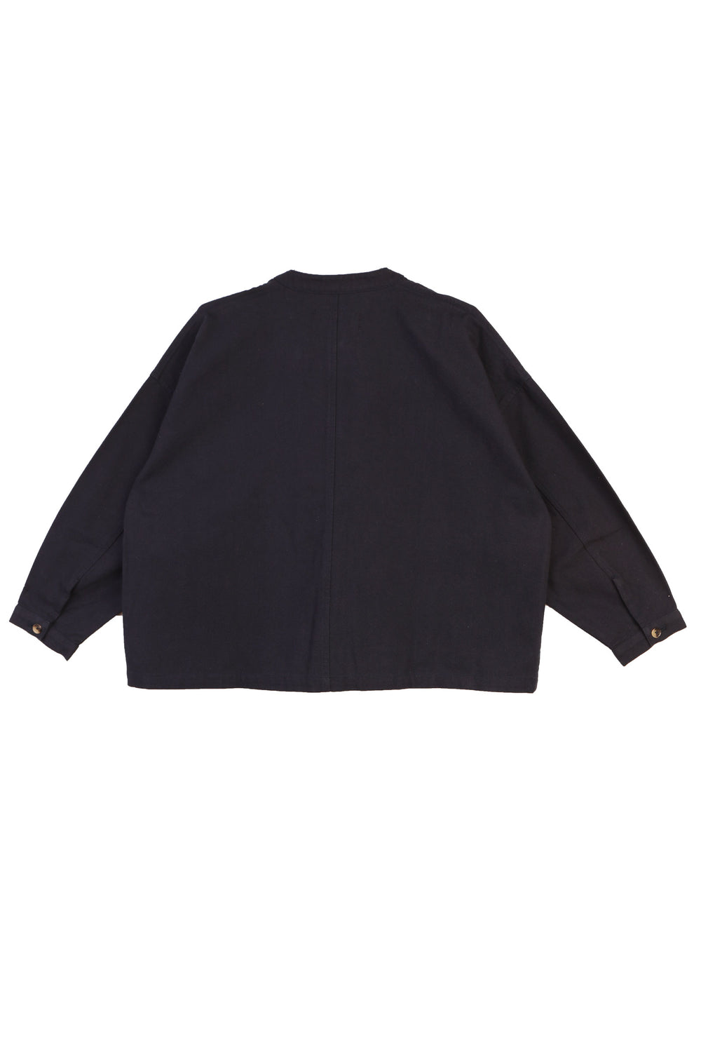 Wide Chore Coat Navy Canvas